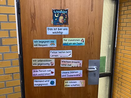 Foto der Aufstelleung "Was ist uns wichtig:"